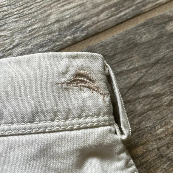 Tommy Bahama 9” tan shorts Men’s 54R Cotton Blend Casual Travel Relax Button Zip - Picture 8 of 11